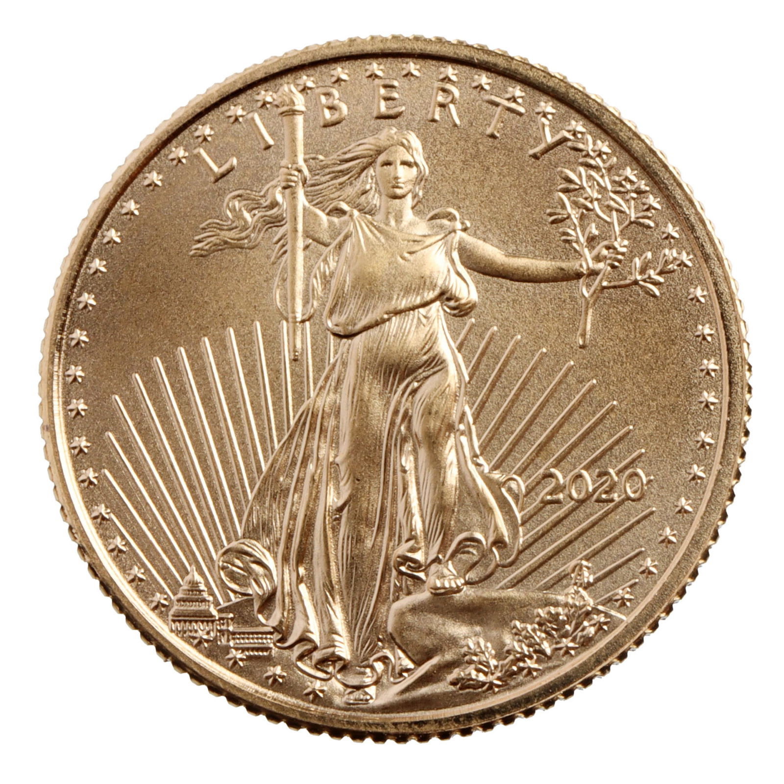 2020 1/10 OUNCE GOLD AMERICAN EAGLE COIN (1 of 2)