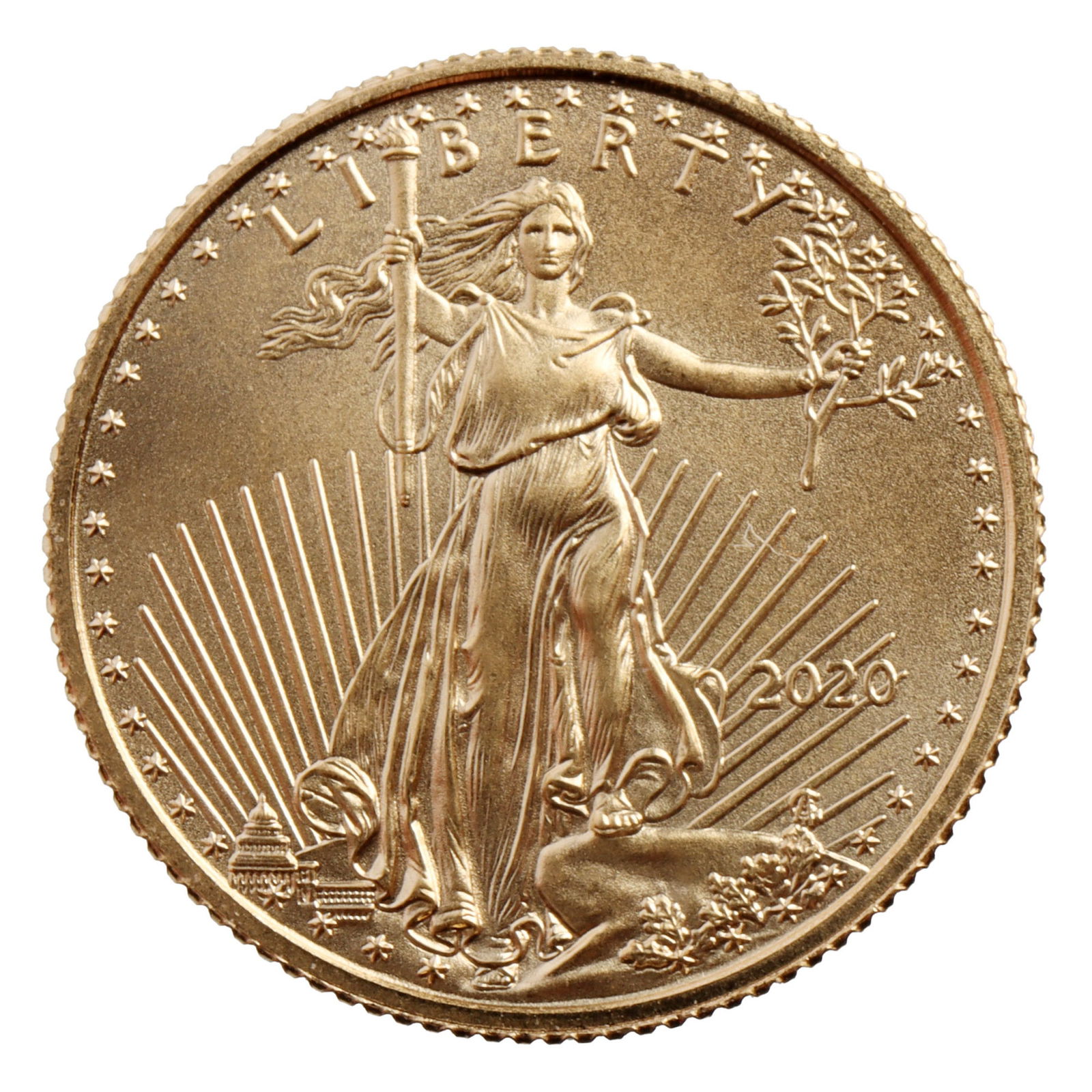 2020 1/10 OUNCE GOLD AMERICAN EAGLE COIN (1 of 2)
