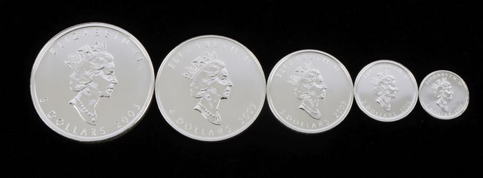 2003 .999 SILVER MAPLE LEAF HOLOGRAM SET