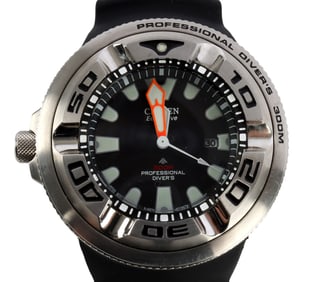 CITIZEN PROFESSIONAL DIVERS ECO-DRIVE DIAL WATCH