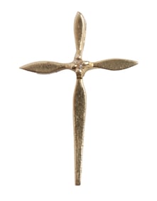 10KT YELLOW GOLD CROSS PENDANT
