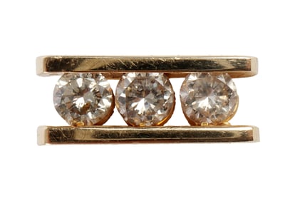 14KT GOLD DIAMOND PENDENT