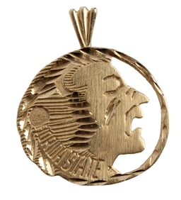 FLORIDA STATE UNIVERSITY OSCEOLA HEAD PENDANT