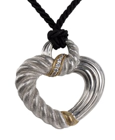 JUDITH RIPKA .925 STERLING SILVER PENDANT