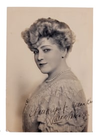 LILLIAN RUSSELL AUTOGRAPH PHOTOGRAPH