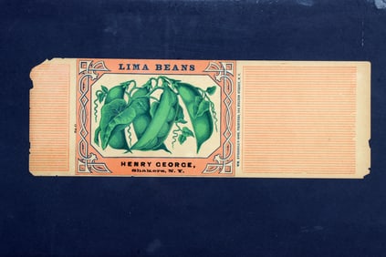 SHAKERS CAN LABEL FOR LIMA BEANS