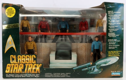 CLASSIC STAR TREK COLLECTORS FIGURE SET TOS