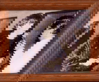 RARE PRINT PHOTO JOHN LENNON & ALF BICKNELL