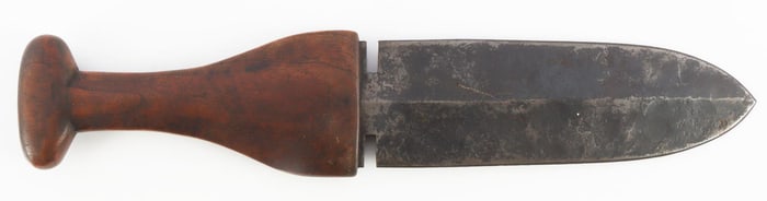 ANTIQUE NATIVE AMERICAN TRADE DAG KNIFE