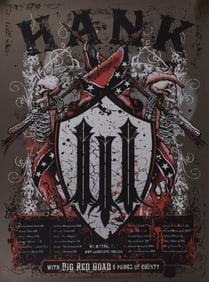 HANK WILLIAMS III ART POSTER NELTNER