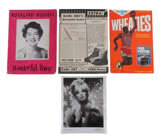 MICHAEL JORDAN WHEATIES POSTER & OTHER EPHEMERA