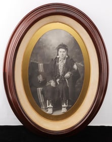 PHOTOGRAPH OF NATIVE AMERICAN INDIAN NEZ PERCE