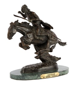 FREDERIC REMINGTON BRONZE CHEYENNE