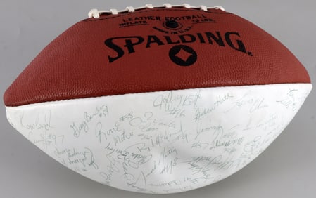 1985 UNIVERSITY OF FLORIDA TEAM SIGNED FOOTBALL