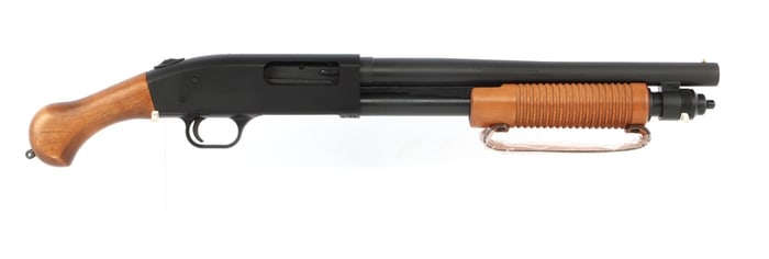 MOSSBERG 590 NIGHT STICK 12 GAUGE PUMP SHOTGUN