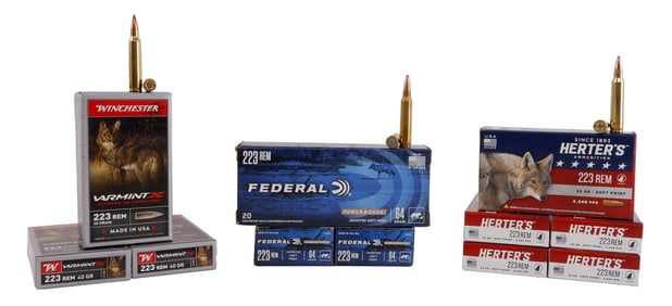 240 ROUNDS 223 REM VARMINT AMMO LOT