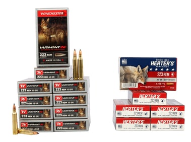 300 ROUNDS .223 REM VARMINT AMMO