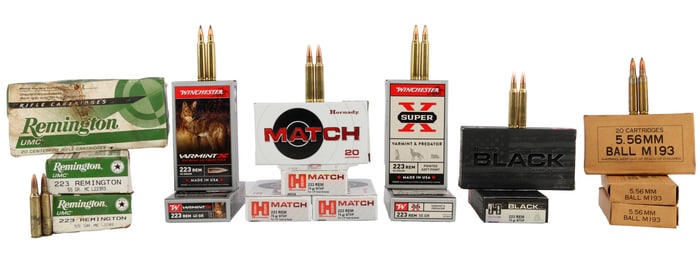 320 ROUNDS .223 REM 5.56MM MIXED AMMO LOT