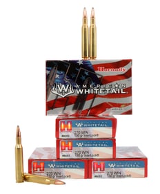 100 RDS .270 WIN HORNADY AMERICAN WHITETAIL AMMO