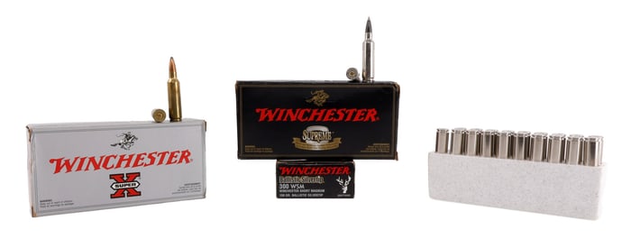 60+ ROUNDS .300 WSM WINCHESTER RIFLE AMMO