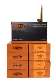 200 ROUNDS .303 BRITISH 150GR SPITZER HSM AMMO