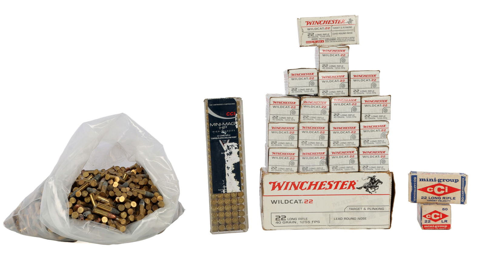 2500+ ROUNDS .22 LR WINCHESTER CCI RIMFIRE AMMO (1 of 5)
