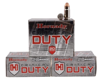 80 ROUNDS 357 SIG 135GR JHP HORNADY CRITICAL DUTY