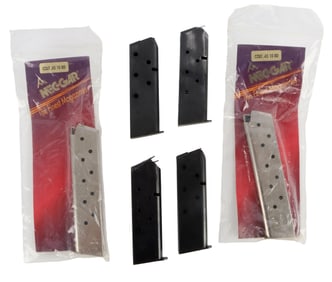 COLT 1911 .45 ACP PISTOL MAGAZINE LOT OF 6