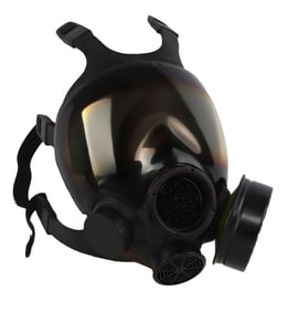 MSA ADVANTAGE 1000 GAS MASK NOS WITH SPARE FILTER