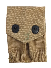 WWI ORIGINAL COLT .45 MAGAZINE POUCH BY MILLS