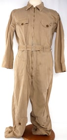 WWII ARMY AIR FORCE KHAKI COVERALLS