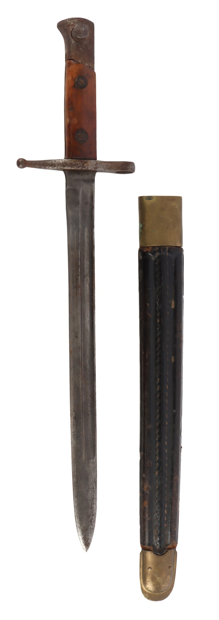 ITALIAN M1891 CARCANO KNIFE BAYONET & SCABBARD (1 of 7)