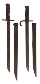 WWII JAPANESE TYPE 30 SCHOOL BAYONET LOT OF 2