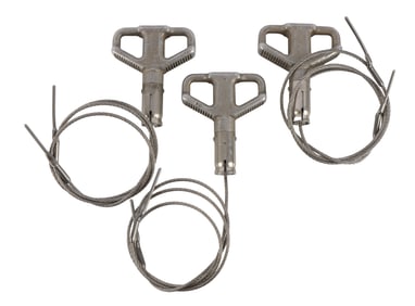 VIETNAM WAR US PARACHUTE BLAST HANDLE RIPCORD 3PCS