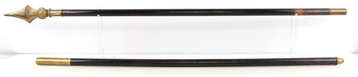 WWI WWII FRENCH LATE REPUBLIC RF FINIAL FLAGPOLE