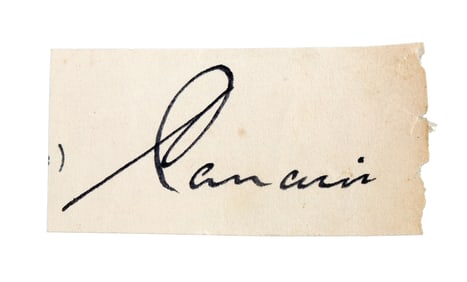 WWII GERMAN THIRD REICH CUT SIGNATURE CANARIS