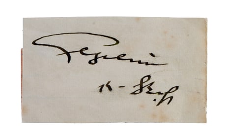 WWII GERMAN THIRD REICH CUT SIGNATURE FAGELEIN