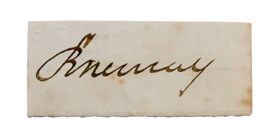 WWII GERMAN THIRD REICH CUT SIGNATURE JOSEF KRAMER