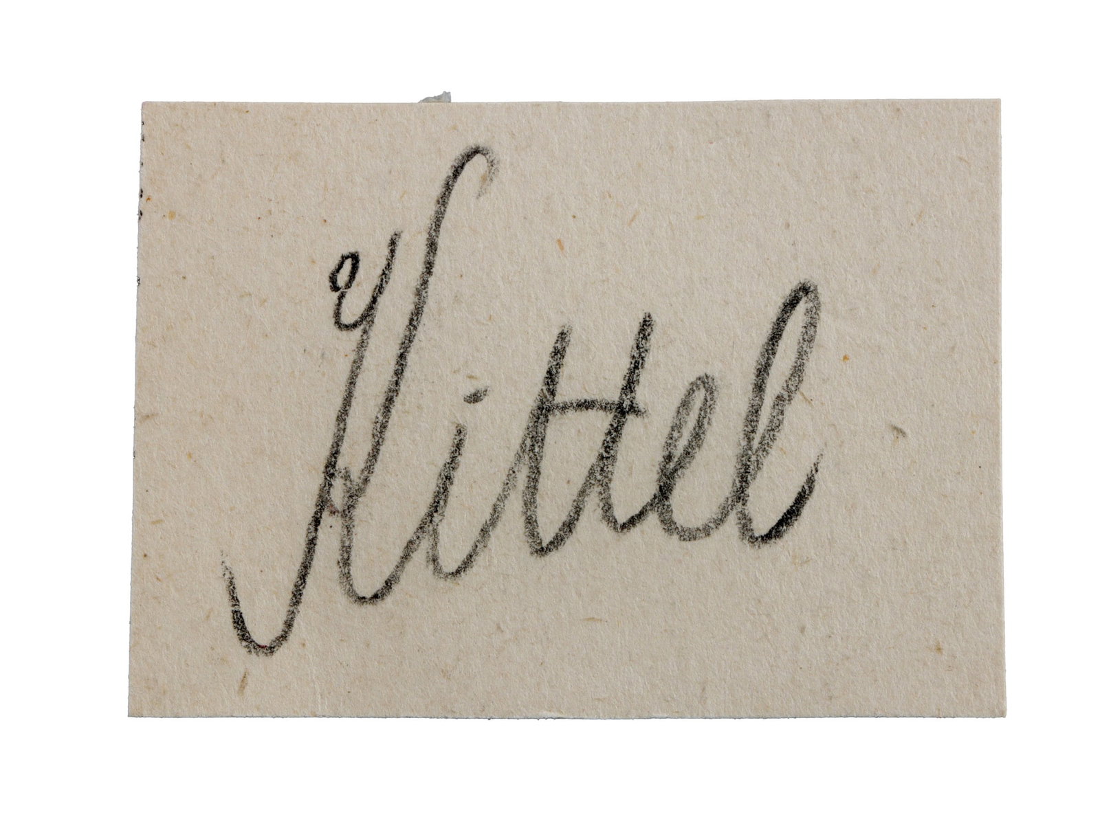 WWII GERMAN THIRD REICH CUT SIGNATURE OTTO KITTEL: A cut signature of German pilot Otto Kittel. This cut signature has been separated from a pasted mounting in an autograph book. Good condition,.