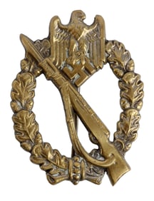WWII GERMAN THIRD REICH INFANTRY ASSAULT BADGE
