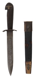 WWII GERMAN THIRD REICH LSSAH PRESENTATION BAYONET