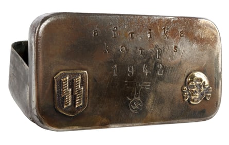 WWII GERMAN REICH DAK AFRIKA CORPS PERVITIN BOX