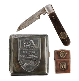 WWII GERMAN THIRD REICH PERSONAL EFFECTS LOT OF 3