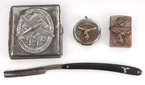 WWII GERMAN THIRD REICH PERSONAL EFFECTS LOT OF 4