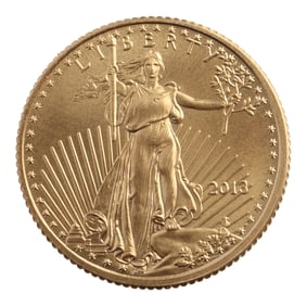 1/10 US GOLD EAGLE COIN BU 2013