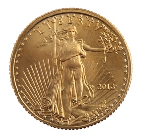 1/10 US GOLD EAGLE COIN BU 2013