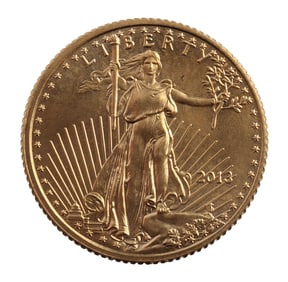 1/10 US GOLD EAGLE COIN BU 2013