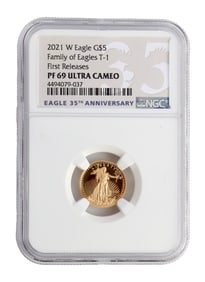 2021 NGC PF69 US GOLD 1/10TH OUNCE AMERICAN EAGLE