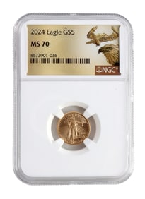 2024 NGC MS70 US GOLD 1/10TH OUNCE AMERICAN EAGLE