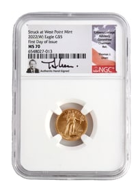 NGC MS70 US GOLD 1/0TH OUNCE AMERICAN EAGLE